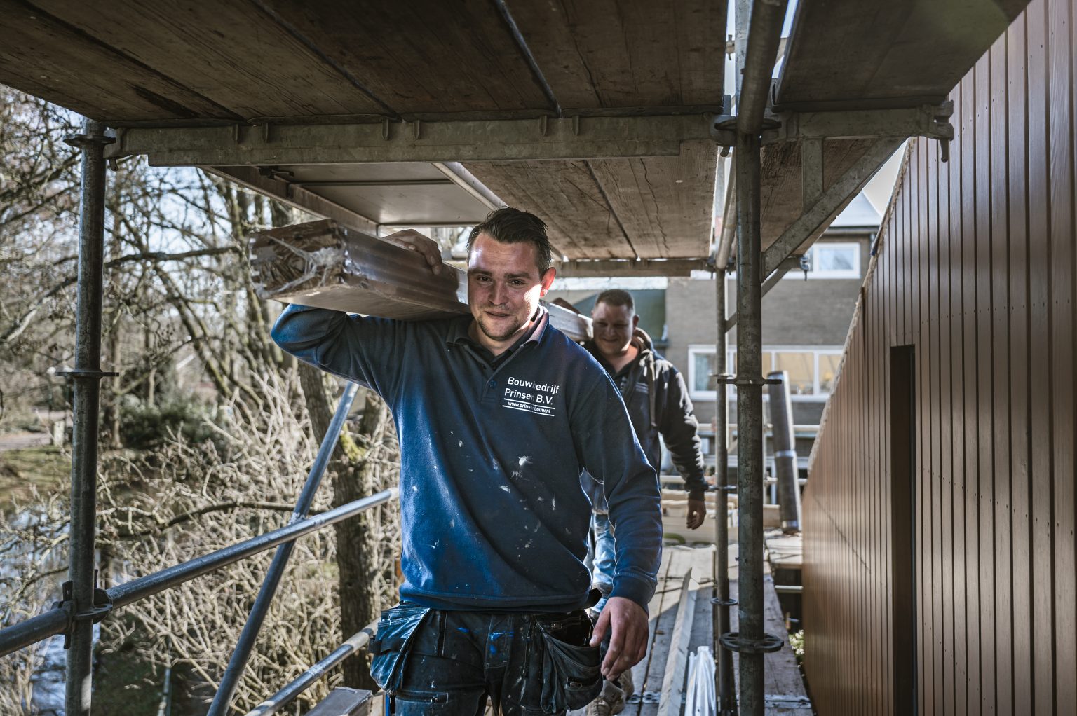 Aan het werk bij Bouwbedrijf Prinsen B.V.